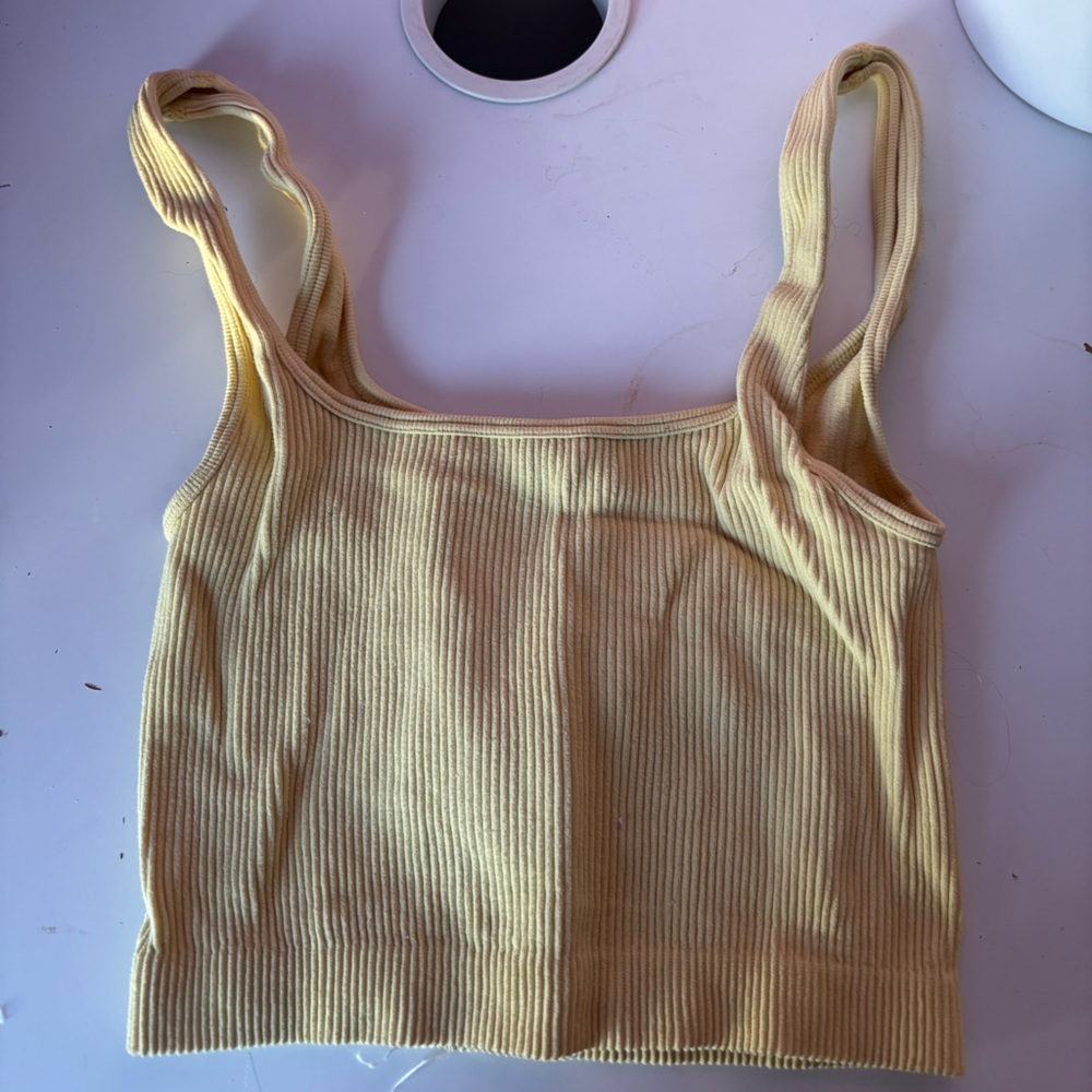 Zara yellow tank top
